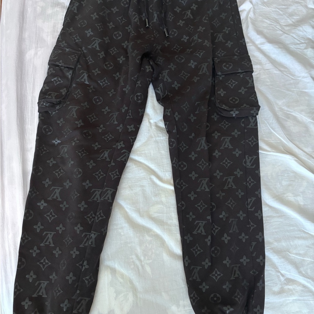 Men's Lv Black Designer cargo